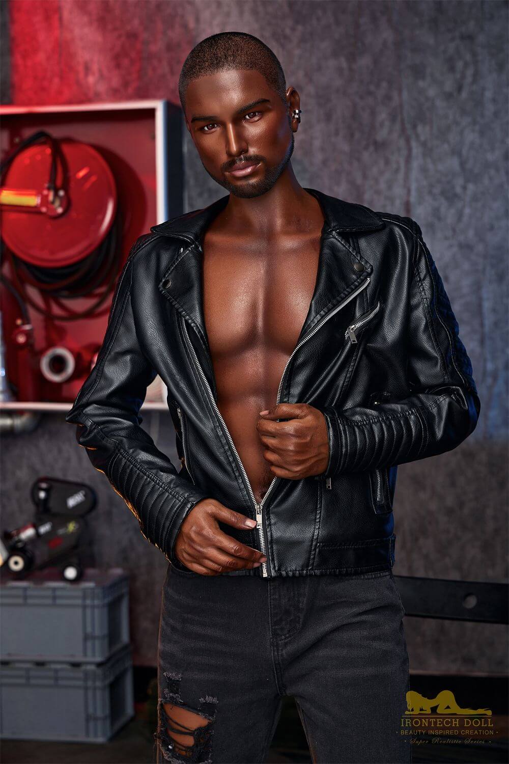 Maenliche Sexpuppe Kevin Black