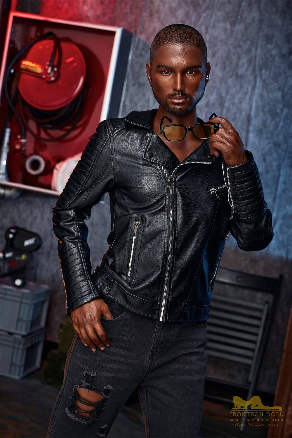 Maenliche Sexpuppe Kevin Black