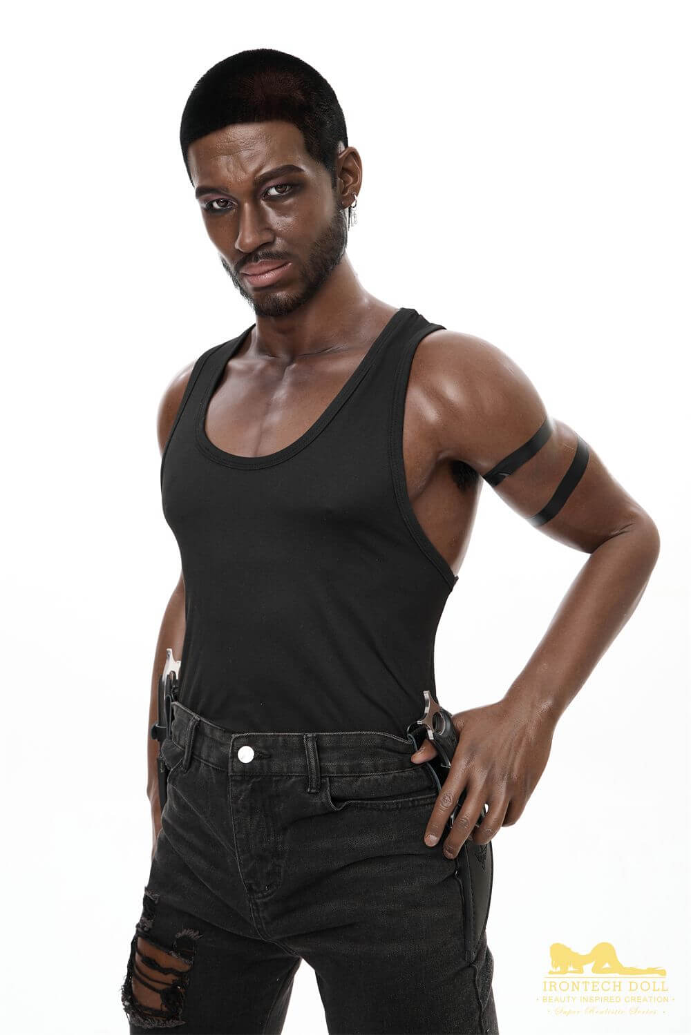 Maenliche Sexpuppe Black 3