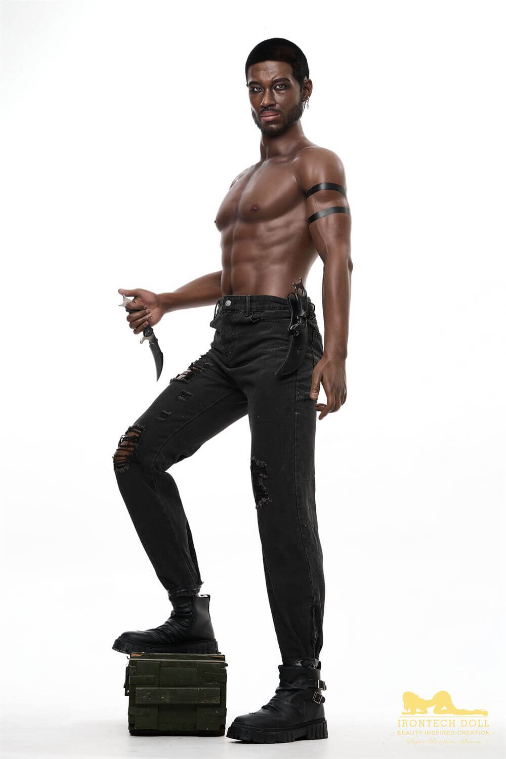 Maenliche Sexpuppe Black 3