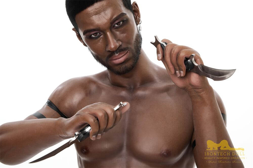 Maenliche Sexpuppe Black 3