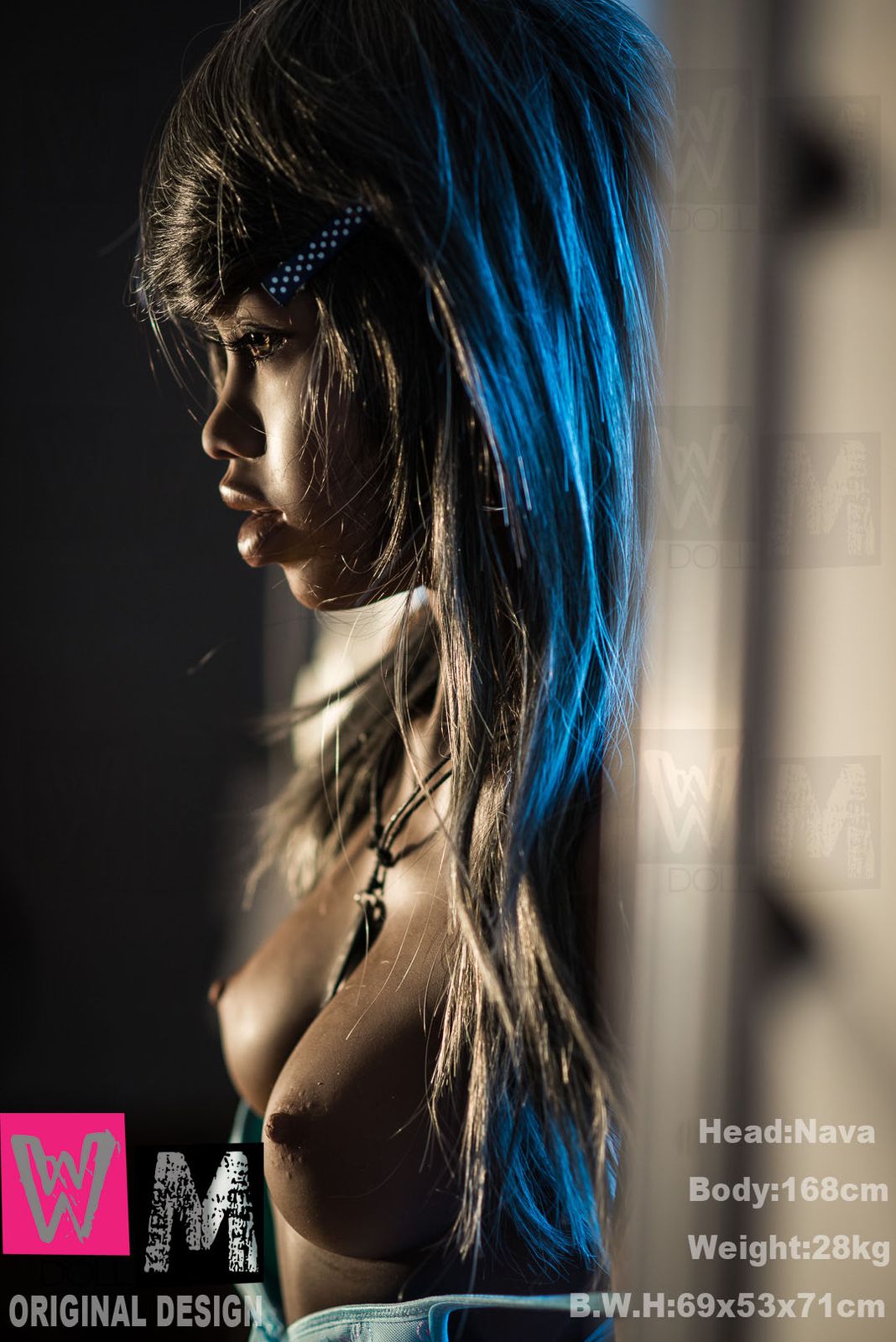 Schwarze Sexpuppe Nava