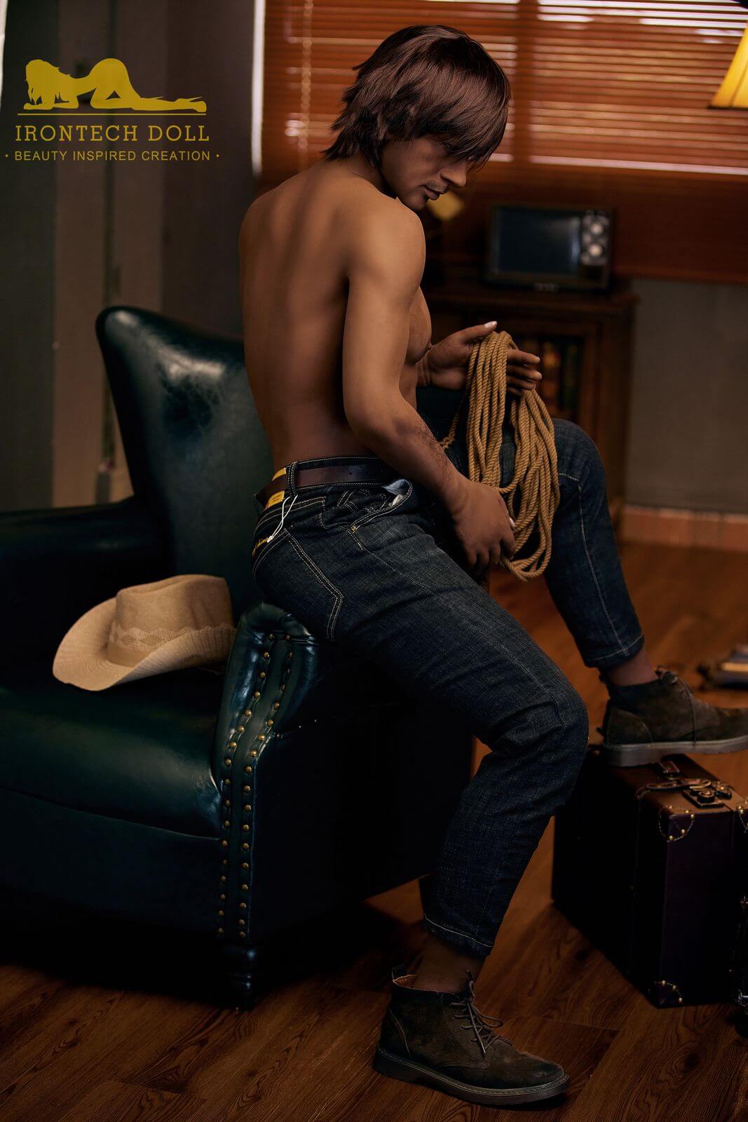 Maenliche Sexpuppe Charles Black